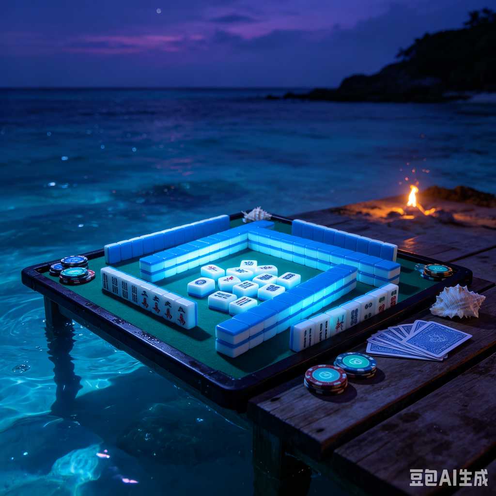 vivid color print mahjong set