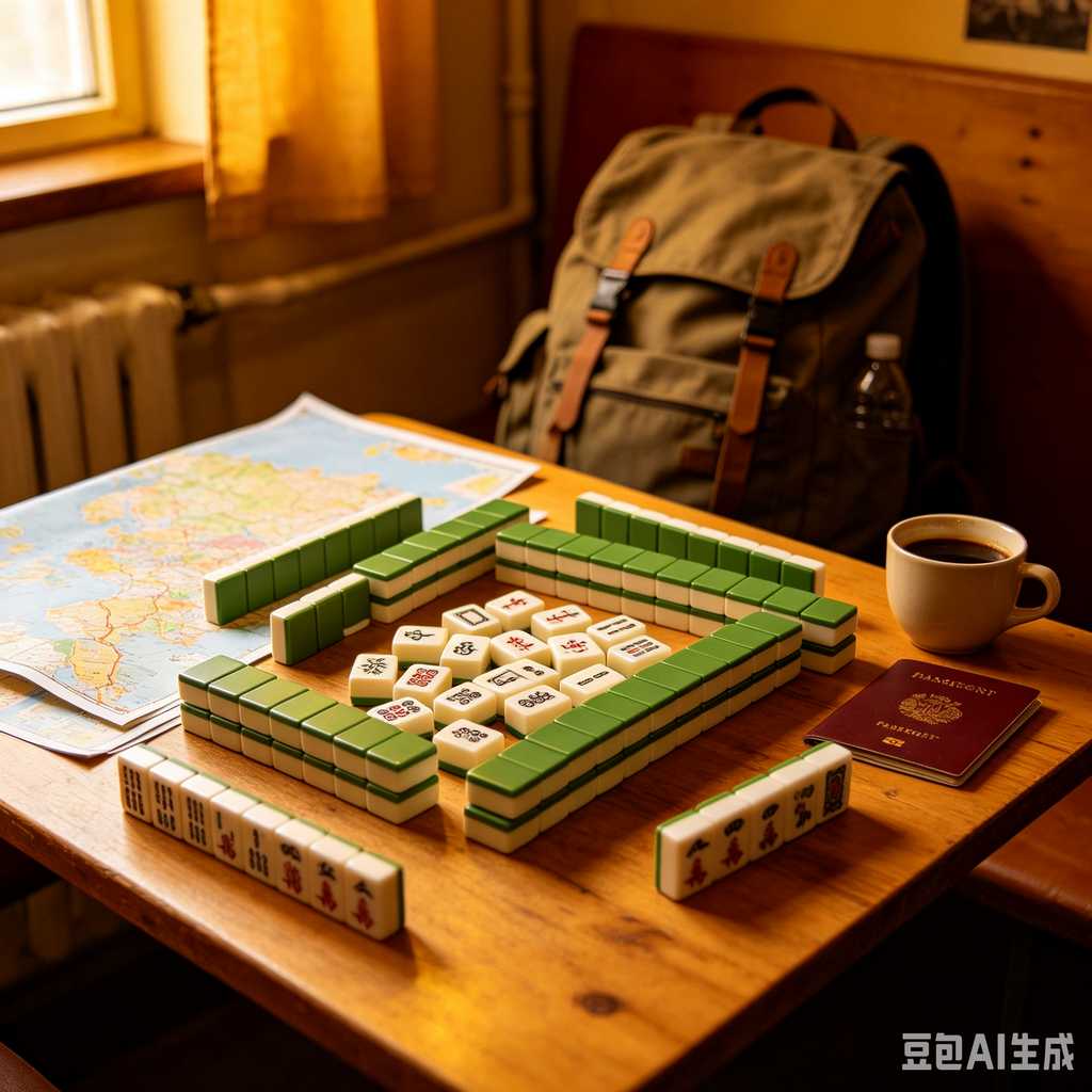 decorative mahjong tiles set