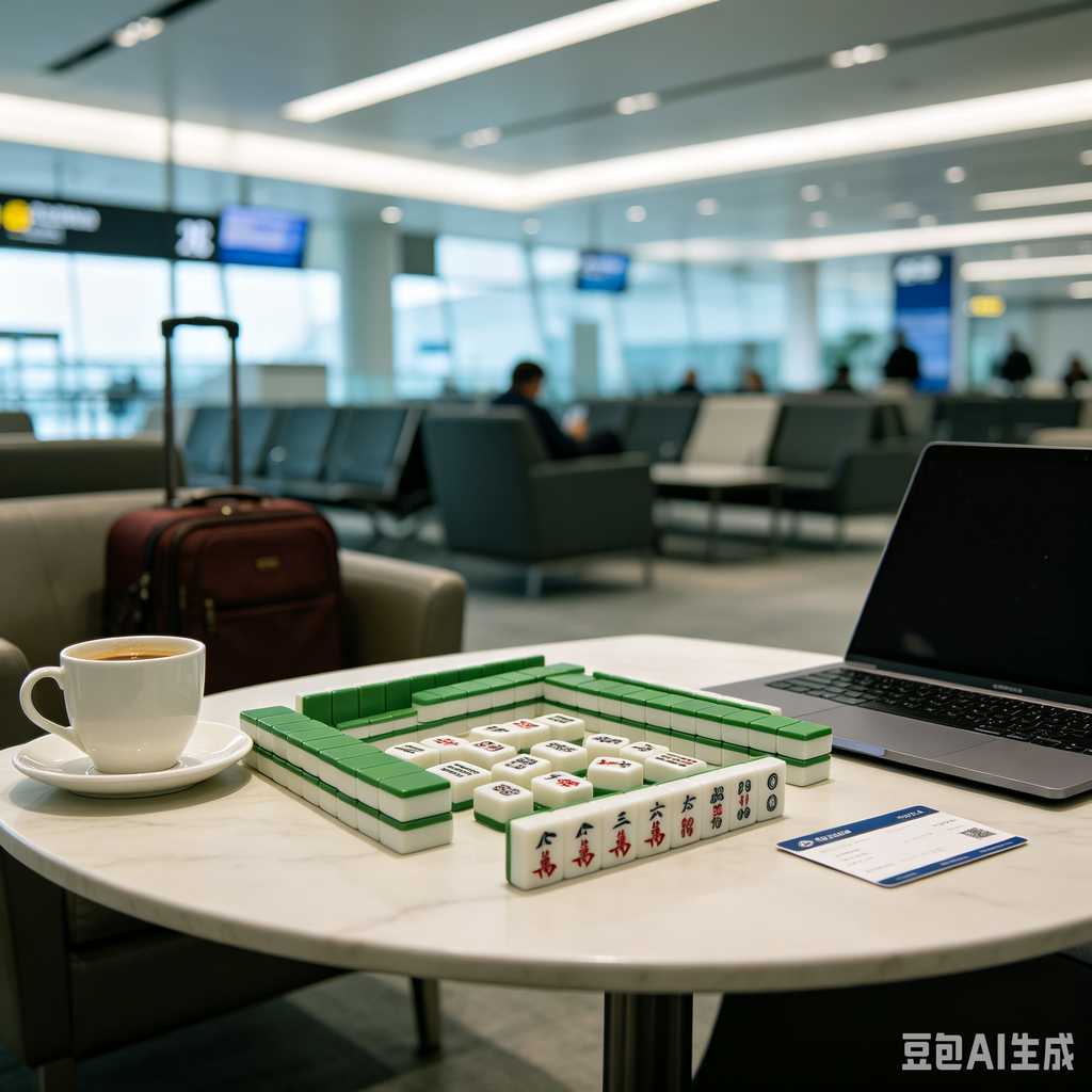 retro vintage mahjong set