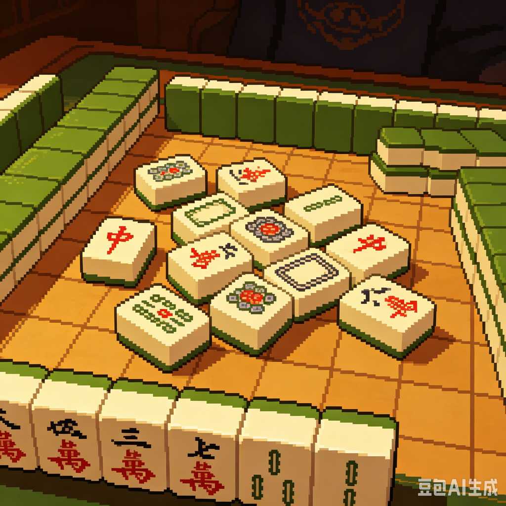 rectangle mahjong table mat