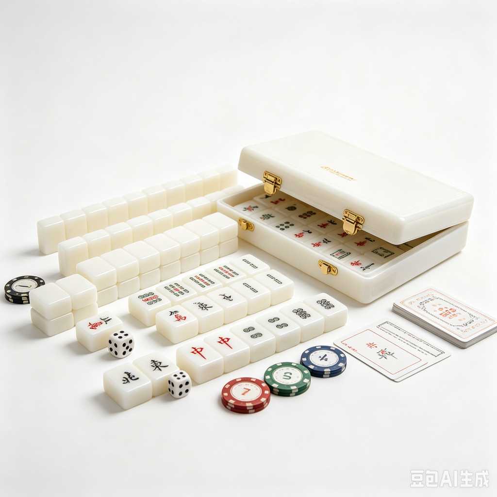 mah jongg set with carrying case