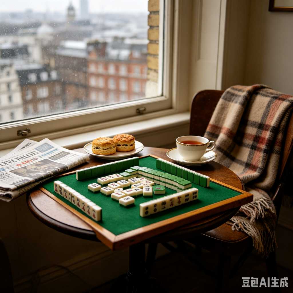 small portable mahjong set